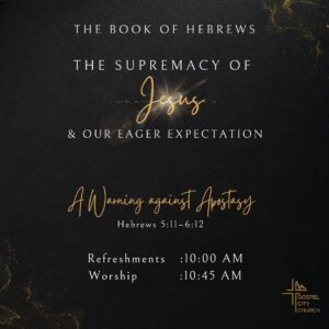 A Warning Against Apostasy