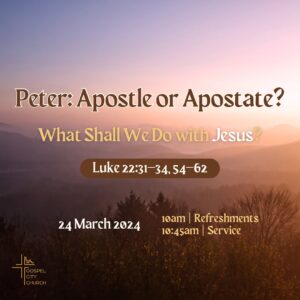 Peter: Apostle or Apostate?