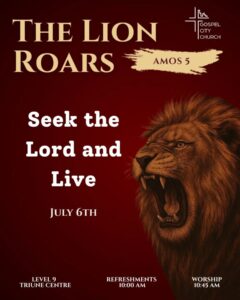 Seek the Lord and Live