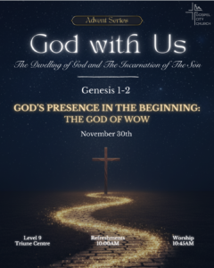 God’s Presence in the Beginning: The God of Wow
