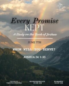 Whom Will You Serve?